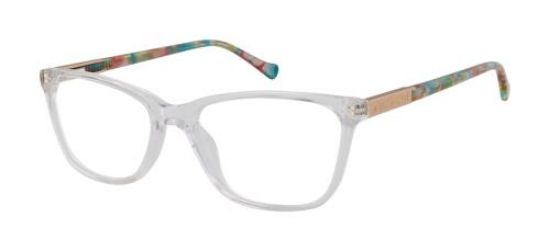 Picture of Betsey Johnson Eyeglasses CRYSTAL CLEAR