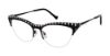 Picture of Betsey Johnson Eyeglasses STRIPE HYPE